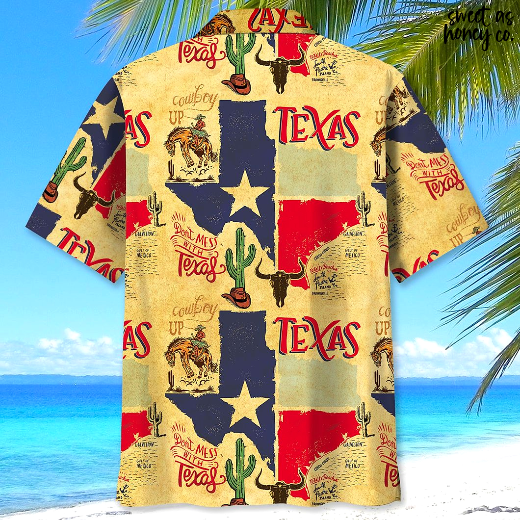 Don't Mess With Texas Cowboy 2025 Special Hawaiian Shirt Don't Mess With Texas Cowboy 2025 Special Hawaiian Shirt
