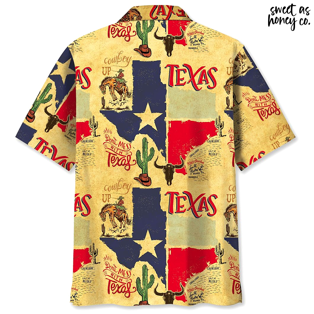Don't Mess With Texas Cowboy 2025 Special Hawaiian Shirt Don't Mess With Texas Cowboy 2025 Special Hawaiian Shirt