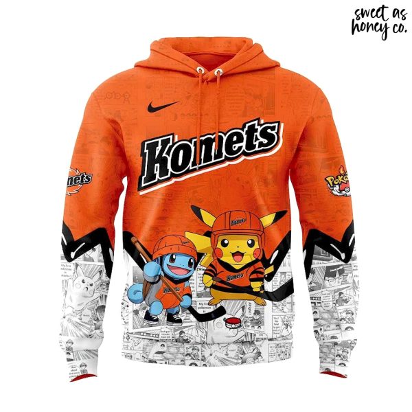 Fort Wayne Komets x Pokémon 2025 Premium Hoodie