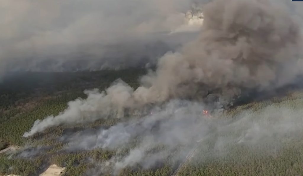 Massive NJ Wildfire in 2025 1