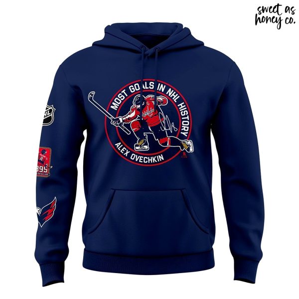 Ovechkin Washington Capitals NHL All-Time 2025 Hoodie