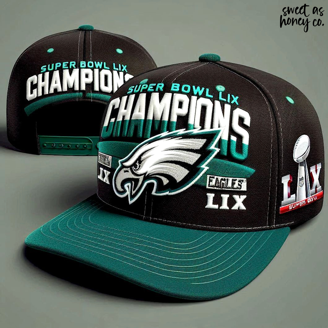 Philadelphia Eagles 2024 LIX Super Bowl Champion Cap Philadelphia Eagles 2024 LIX Super Bowl Champion Cap