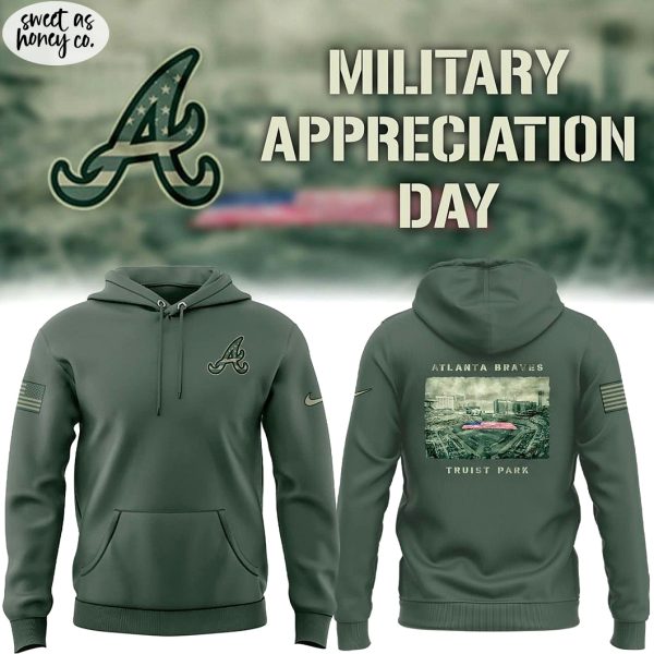 Atlanta Braves Military Appreciation 2025 Men Hoodie