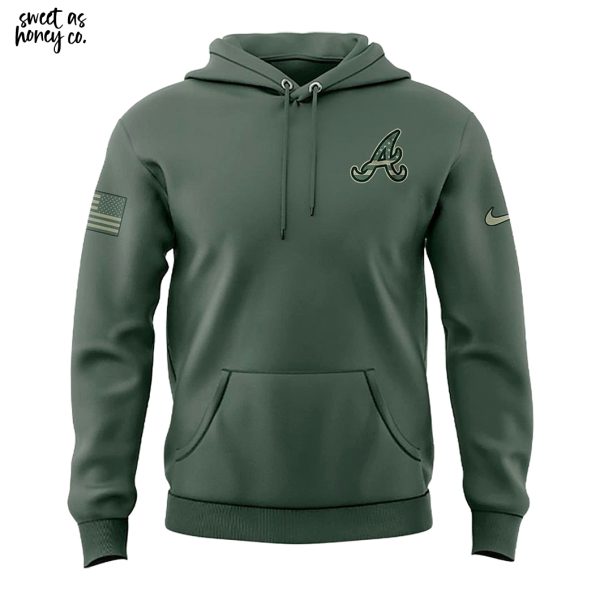 Atlanta Braves Military Appreciation 2025 Men Hoodie
