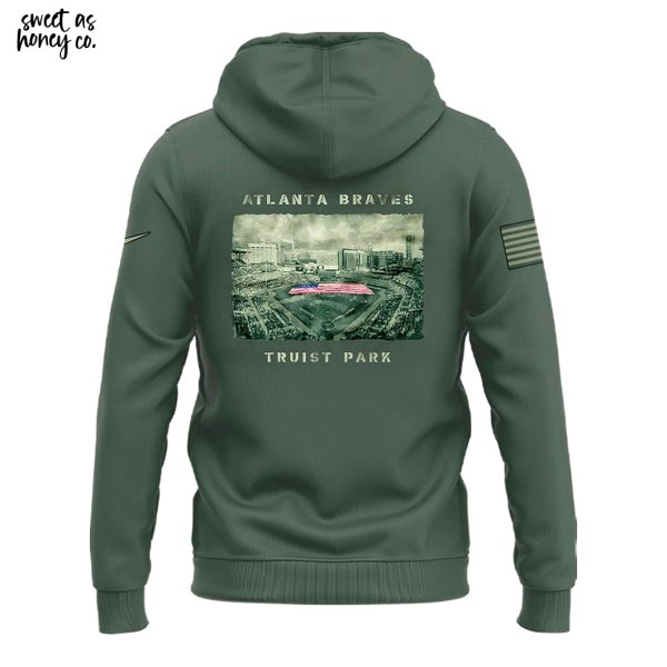 Atlanta Braves Military Appreciation 2025 Men Hoodie