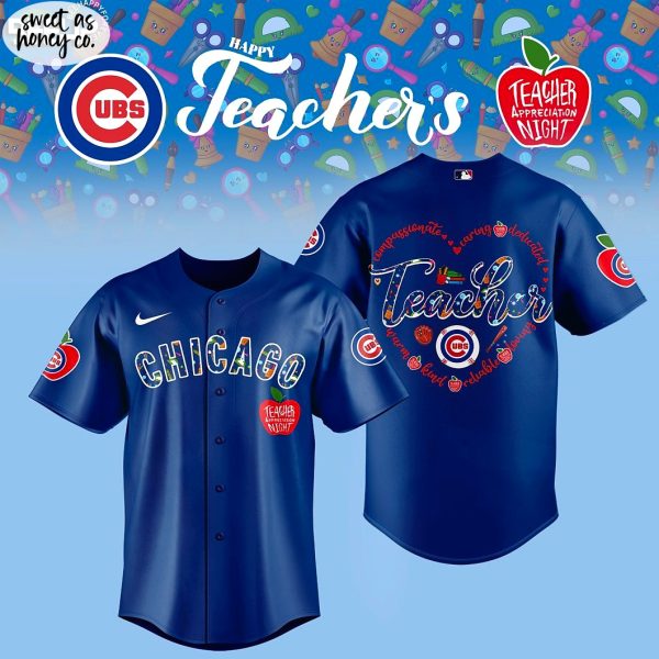 Chicago Cubs Exclusive Teacher Tribute Limited Edition Jersey 2025