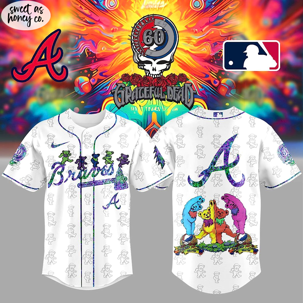 Cincinnati Reds Dancing Bears Jersey - 60th Anniversary Grateful Dead Edition Cincinnati Reds Dancing Bears Jersey - 60th Anniversary Grateful Dead Edition