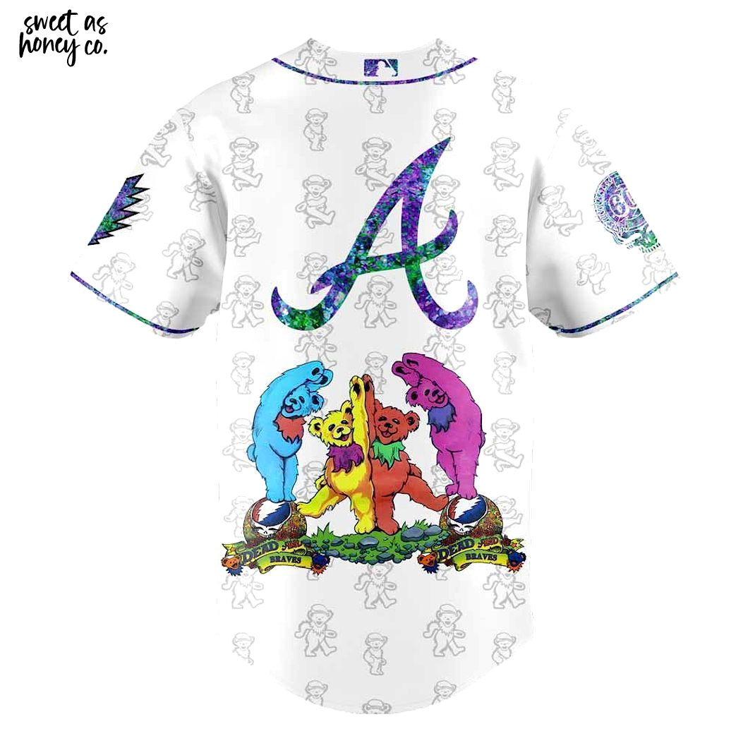 Cincinnati Reds Dancing Bears Jersey - 60th Anniversary Grateful Dead Edition Cincinnati Reds Dancing Bears Jersey - 60th Anniversary Grateful Dead Edition