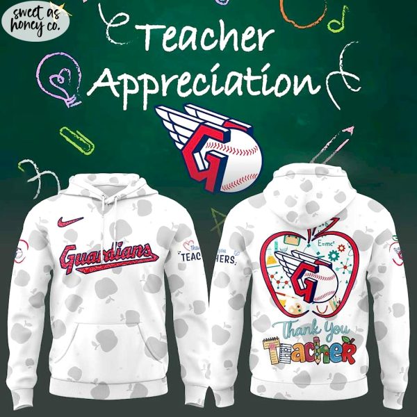 Cleveland Guardians Happy Teacher Day 2025 Hoodie