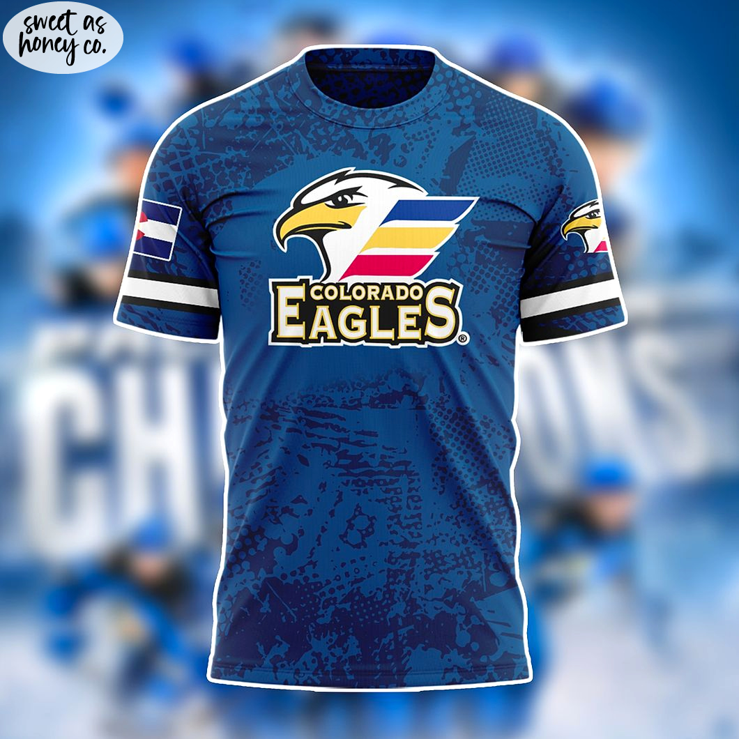 Colorado Eagles Pacific Division 2025 Champions Teams T-Shirt Colorado Eagles Pacific Division 2025 Champions Teams T-Shirt