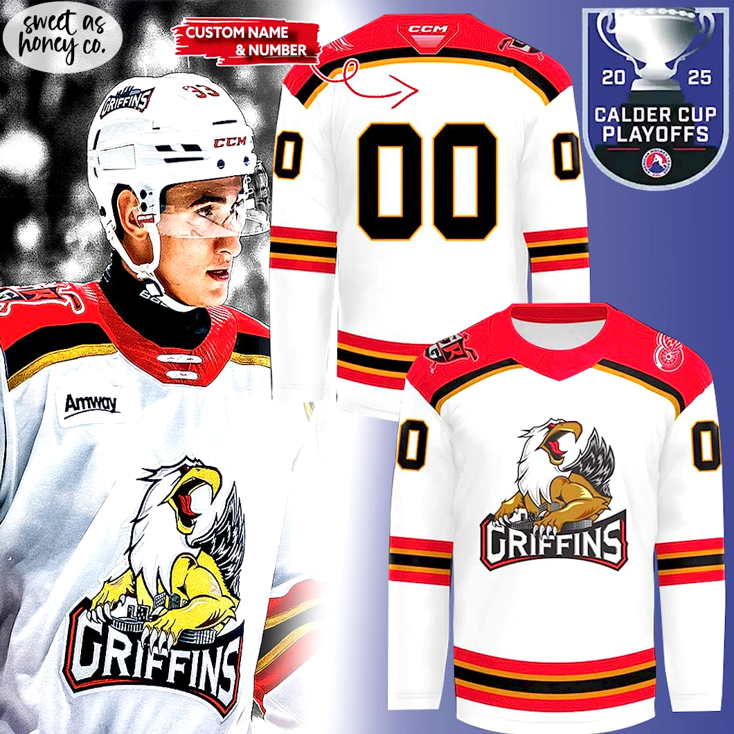 Grand Rapids Griffins Playoffs Calder Cup 2025 Hockey Jersey Grand Rapids Griffins Playoffs Calder Cup 2025 Hockey Jersey