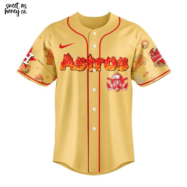 Houston Astros Firefighter Appreciation 2025 Premium Jersey