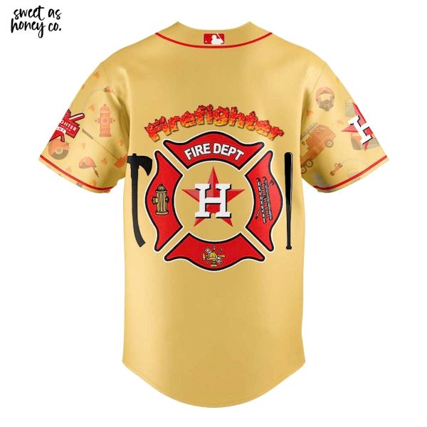 Houston Astros Firefighter Appreciation 2025 Premium Jersey