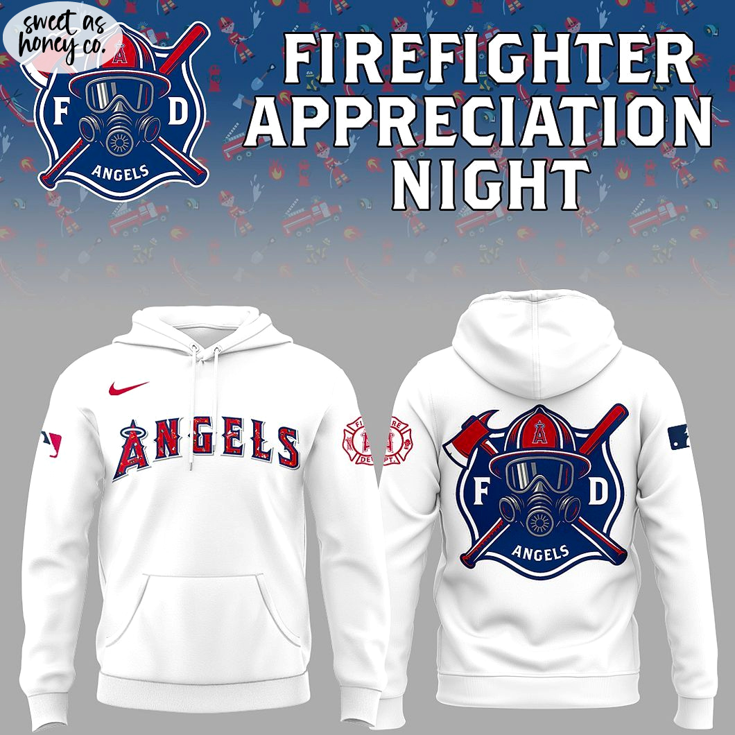 LA Angels x Firefighter Appreciation 2025 Special Hoodie LA Angels x Firefighter Appreciation 2025 Special Hoodie