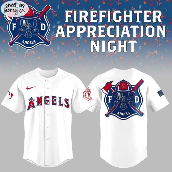 LA Angels x Firefighter Appreciation 2025 Special Jersey