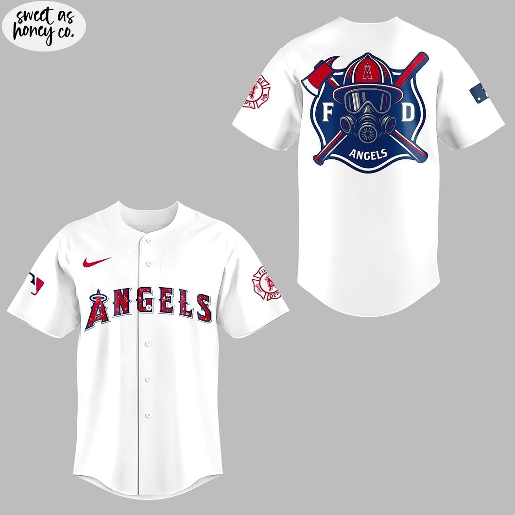 LA Angels x Firefighter Appreciation 2025 Special Jersey LA Angels x Firefighter Appreciation 2025 Special Jersey