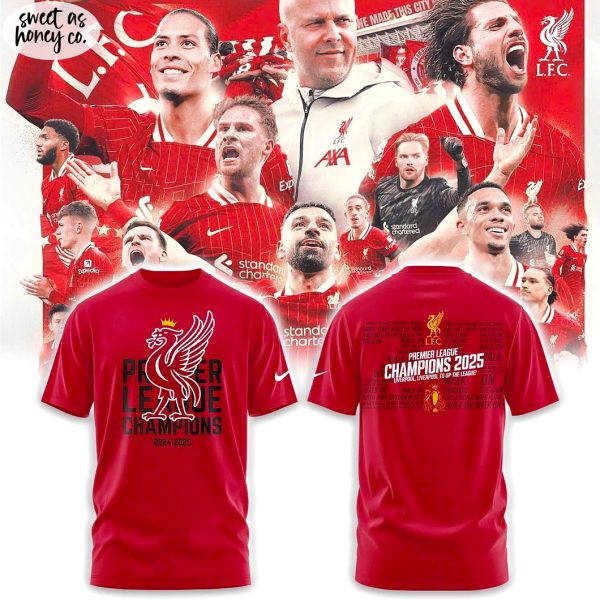 Liverpool Champions 2025 For Fans 3D T-Shirt