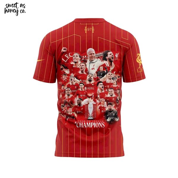 Liverpool Premier League Champions 2025 T-Shirt