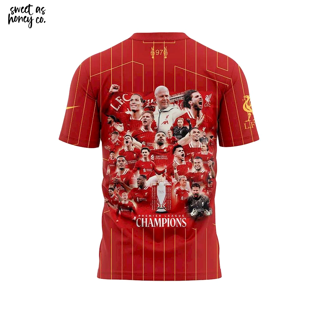 Liverpool Premier League Champions 2025 T-Shirt Liverpool Premier League Champions 2025 T-Shirt