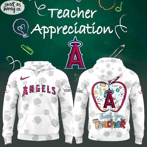 Los Angeles Angels Happy Teacher Day 2025 Hoodie