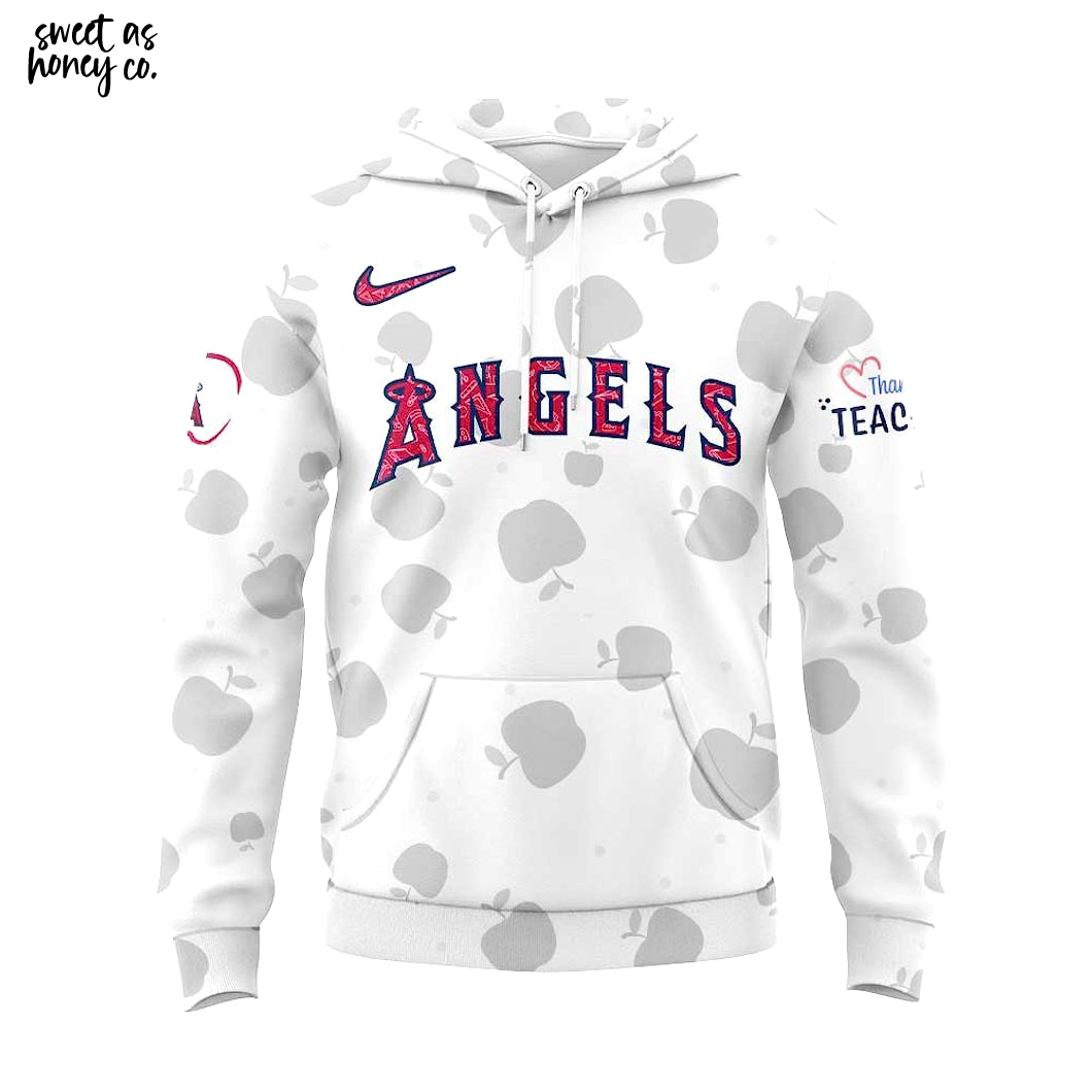 Los Angeles Angels Happy Teacher Day 2025 Hoodie Los Angeles Angels Happy Teacher Day 2025 Hoodie