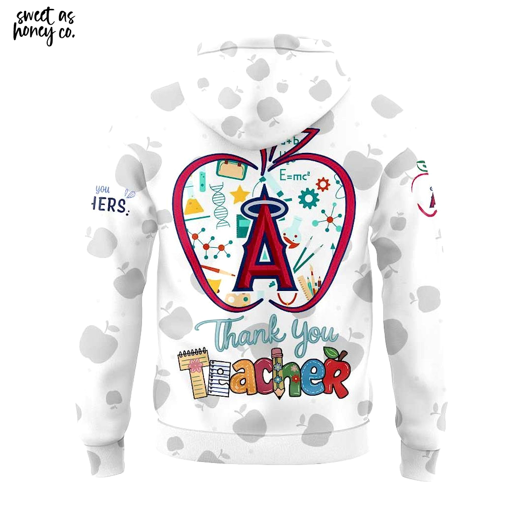 Los Angeles Angels Happy Teacher Day 2025 Hoodie Los Angeles Angels Happy Teacher Day 2025 Hoodie