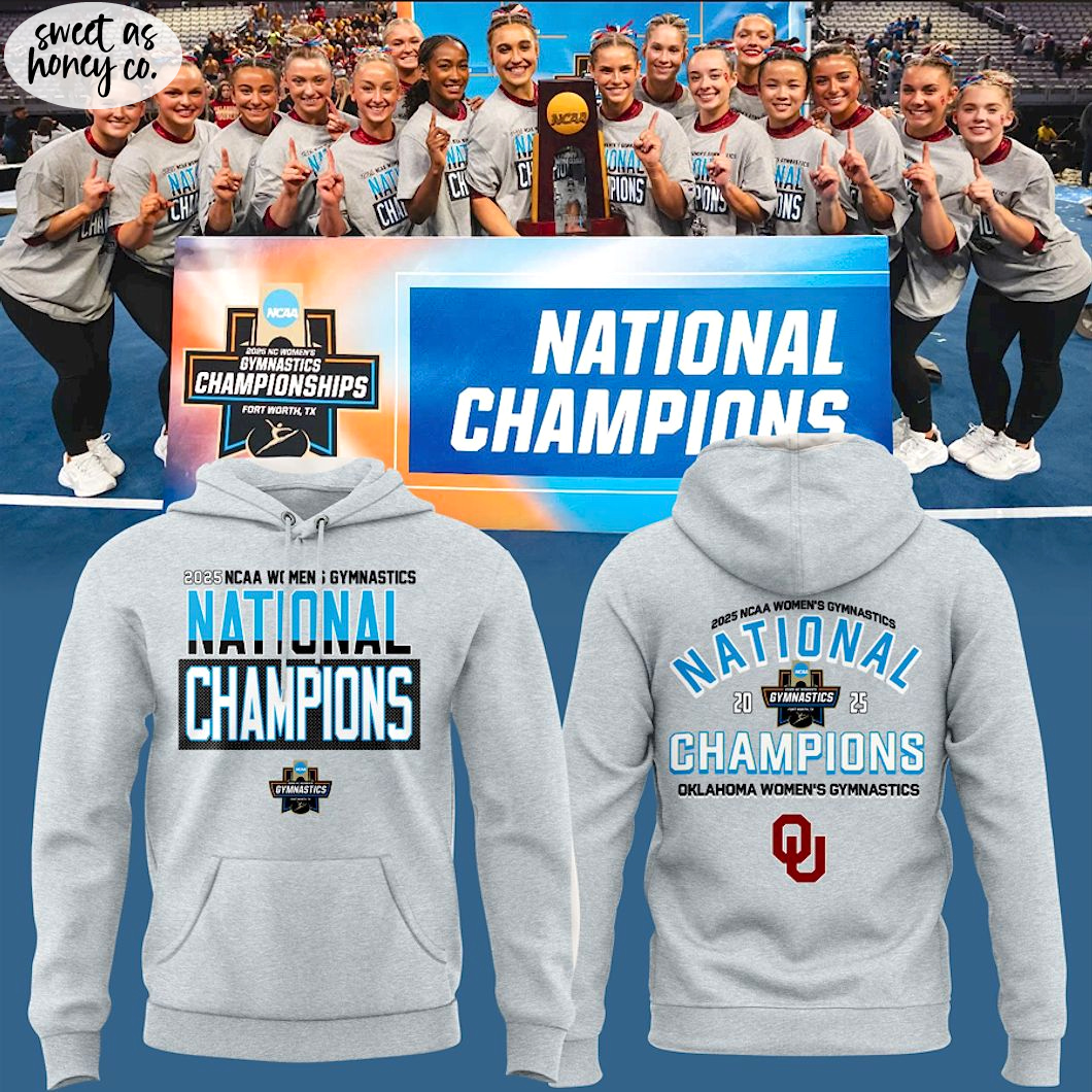 Oklahoma Women Gym 2025 National Champions Limited Hoodie Oklahoma Women Gym 2025 National Champions Limited Hoodie