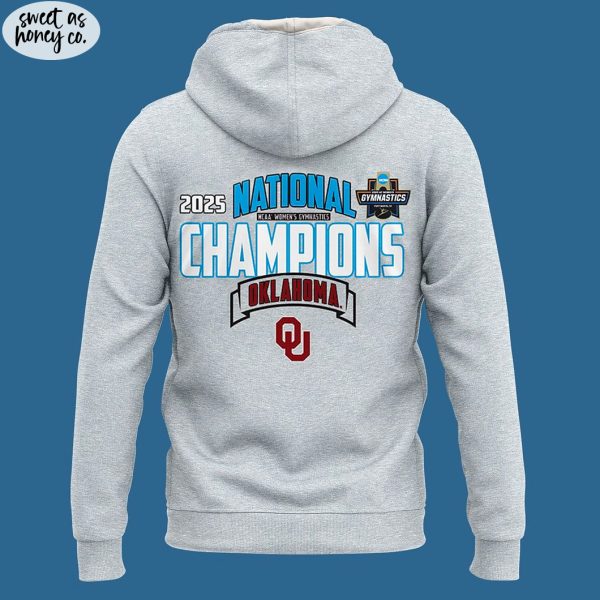 Oklahoma Women Gym 2025 National Champions Limited Hoodie