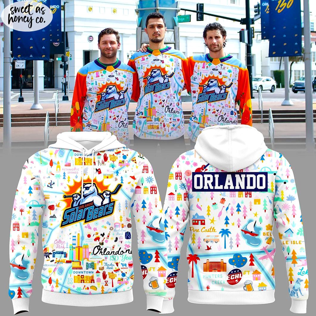 Orlando Solar Bears Happy Early Birthday 2025 Special Hoodie Orlando Solar Bears Happy Early Birthday 2025 Special Hoodie