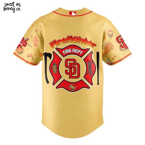 San Diego Padres Firefighter Appreciation 2025 Premium Jersey