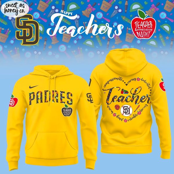 San Diego Padres Teacher Appreciation Collection 2025 Hoodie