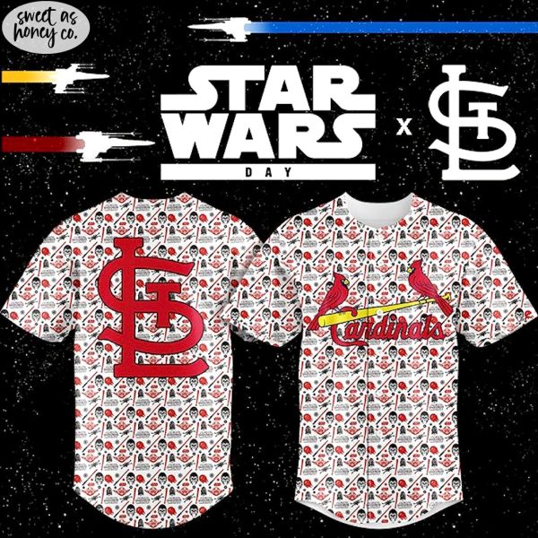 St. Louis Cardinals x Star War 2025 For Fans Baseball Jersey