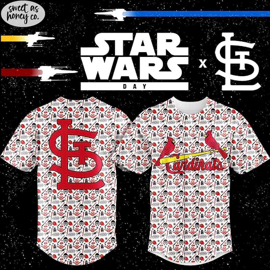 St. Louis Cardinals x Star War 2025 For Fans Baseball Jersey St. Louis Cardinals x Star War 2025 For Fans Baseball Jersey