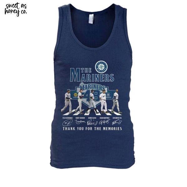 The Mariners 48th 1977-2025 Thank You For The Memories T-Shirt