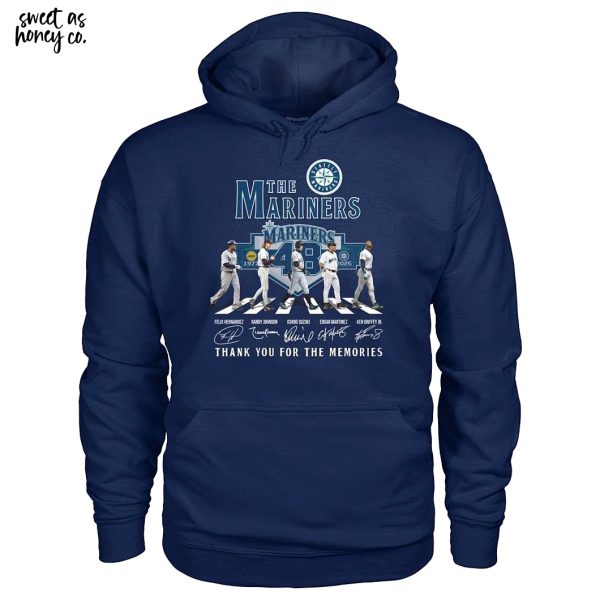 The Mariners 48th 1977-2025 Thank You For The Memories T-Shirt