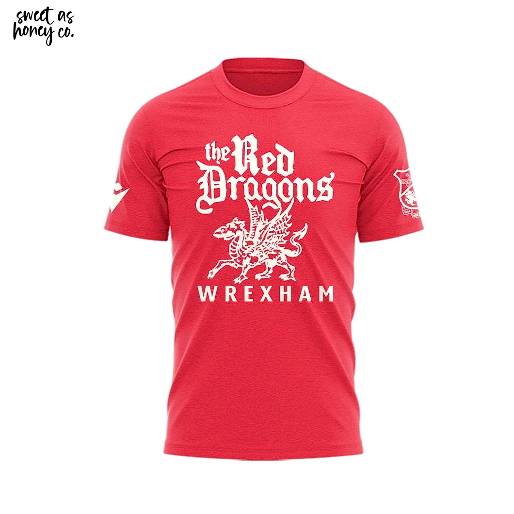 The Red Dragons Wrexham 2025 T-Shirt The Red Dragons Wrexham 2025 T-Shirt