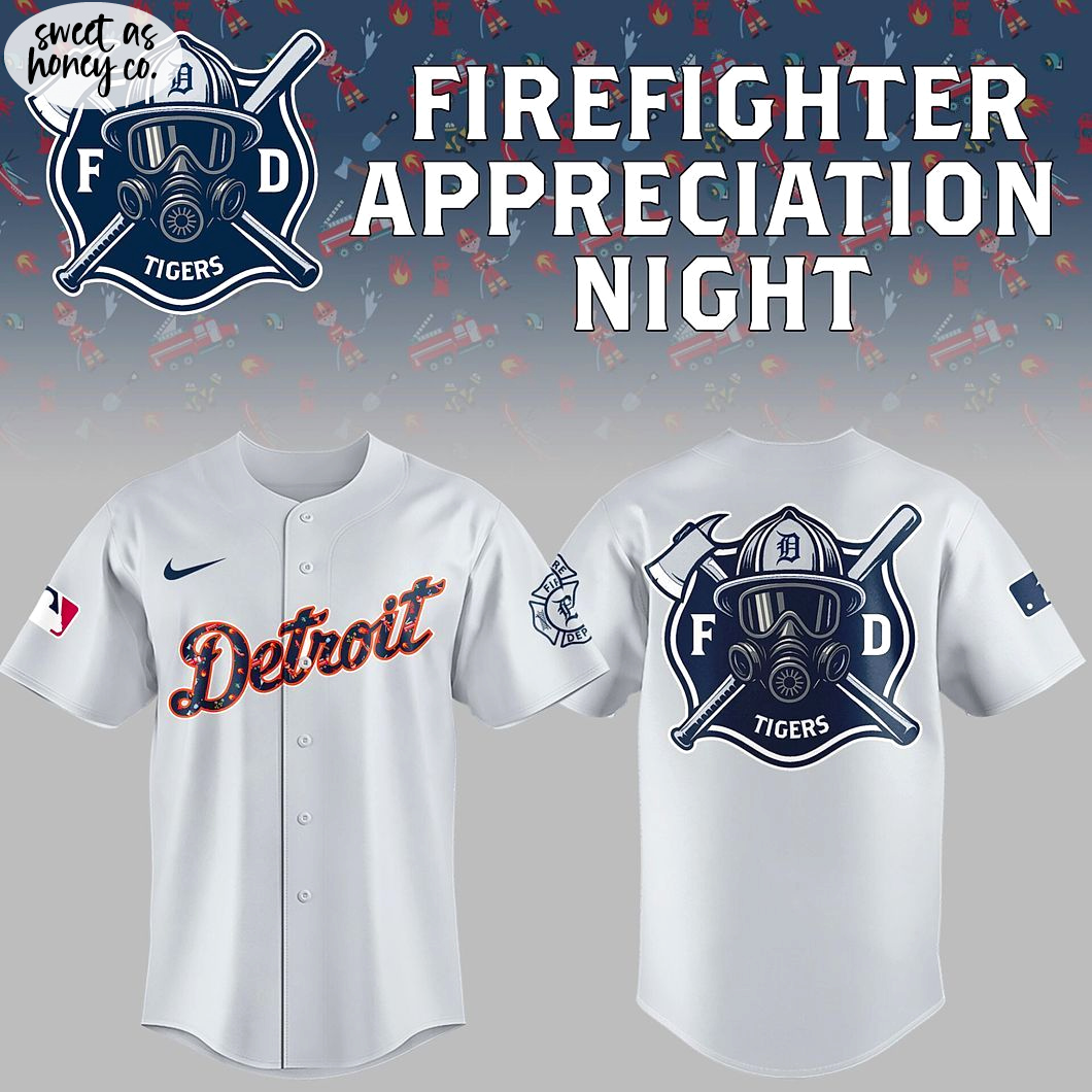 Tigers x Firefighter Appreciation Night 2025 Jersey Tigers x Firefighter Appreciation Night 2025 Jersey