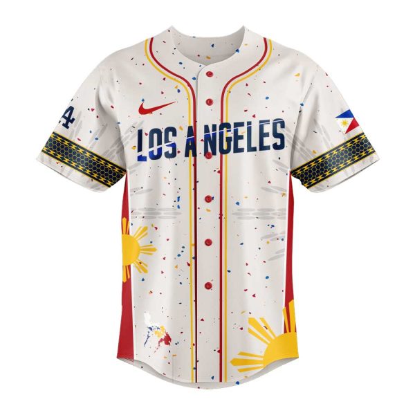 os Angeles Dodgers Filipino Heritage Night 2025 Custom Jersey