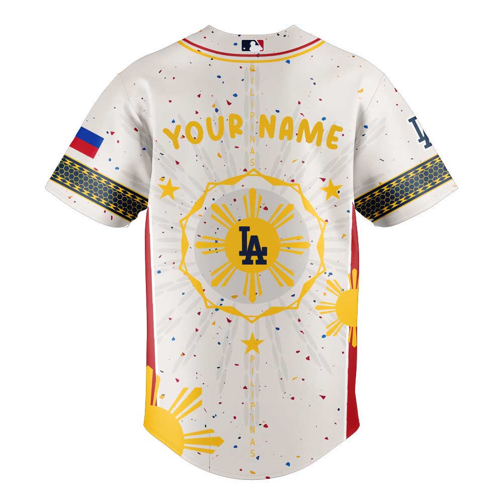 os Angeles Dodgers Filipino Heritage Night 2025 Custom Jersey os Angeles Dodgers Filipino Heritage Night 2025 Custom Jersey