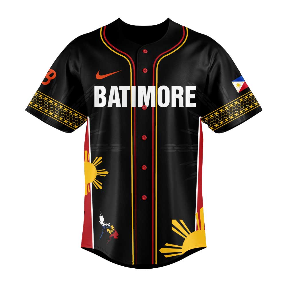 Baltimore Orioles Filipino Heritage Night 2025 Custom Jersey Baltimore Orioles Filipino Heritage Night 2025 Custom Jersey