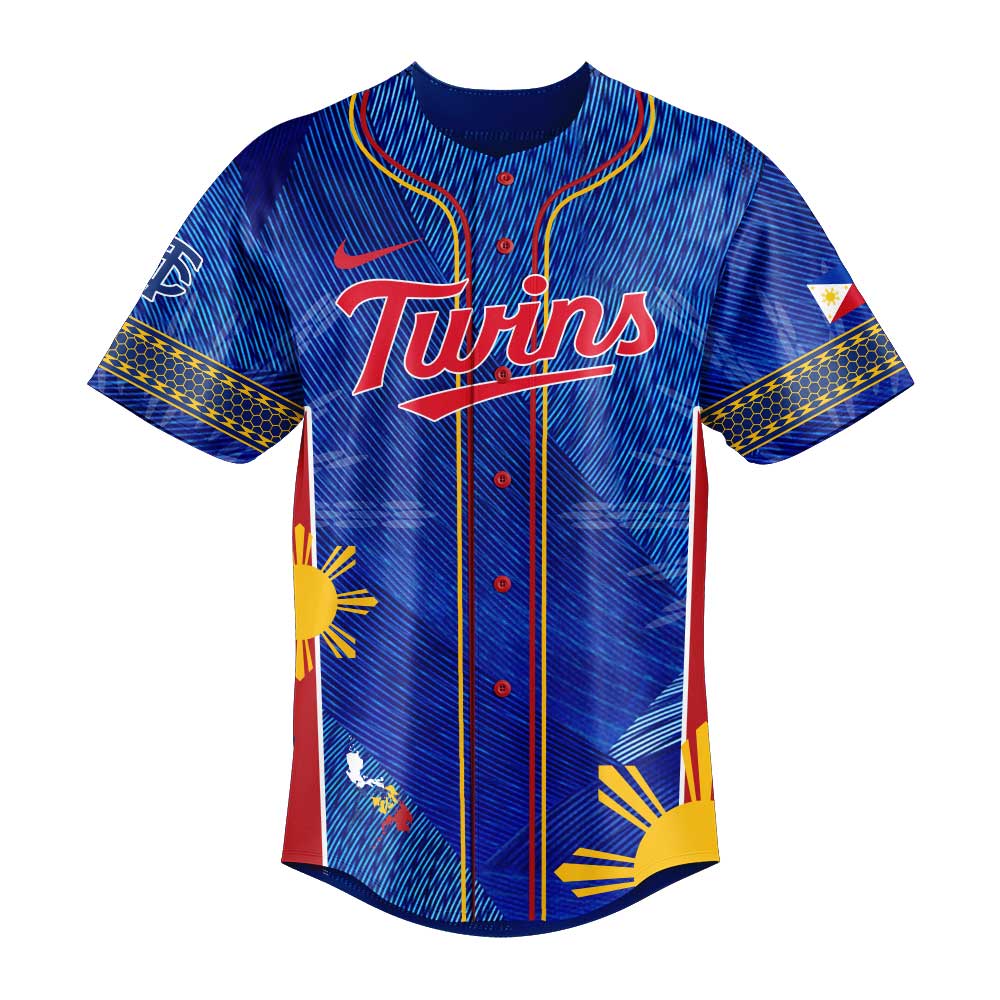 Minnesota Twins Filipino Heritage Night 2025 Custom Jersey Minnesota Twins Filipino Heritage Night 2025 Custom Jersey