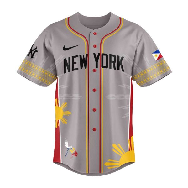 New York Yankees Filipino Heritage Night 2025 Custom Jersey