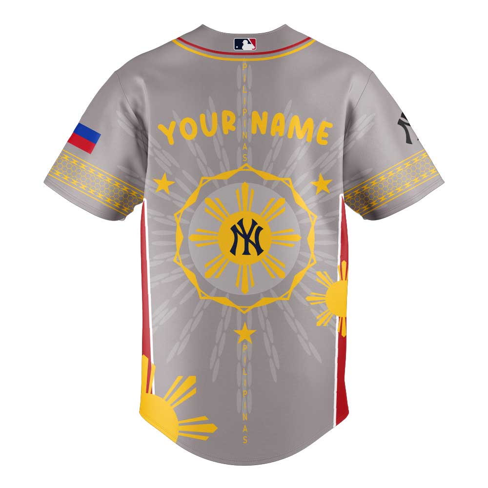 New York Yankees Filipino Heritage Night 2025 Custom Jersey New York Yankees Filipino Heritage Night 2025 Custom Jersey