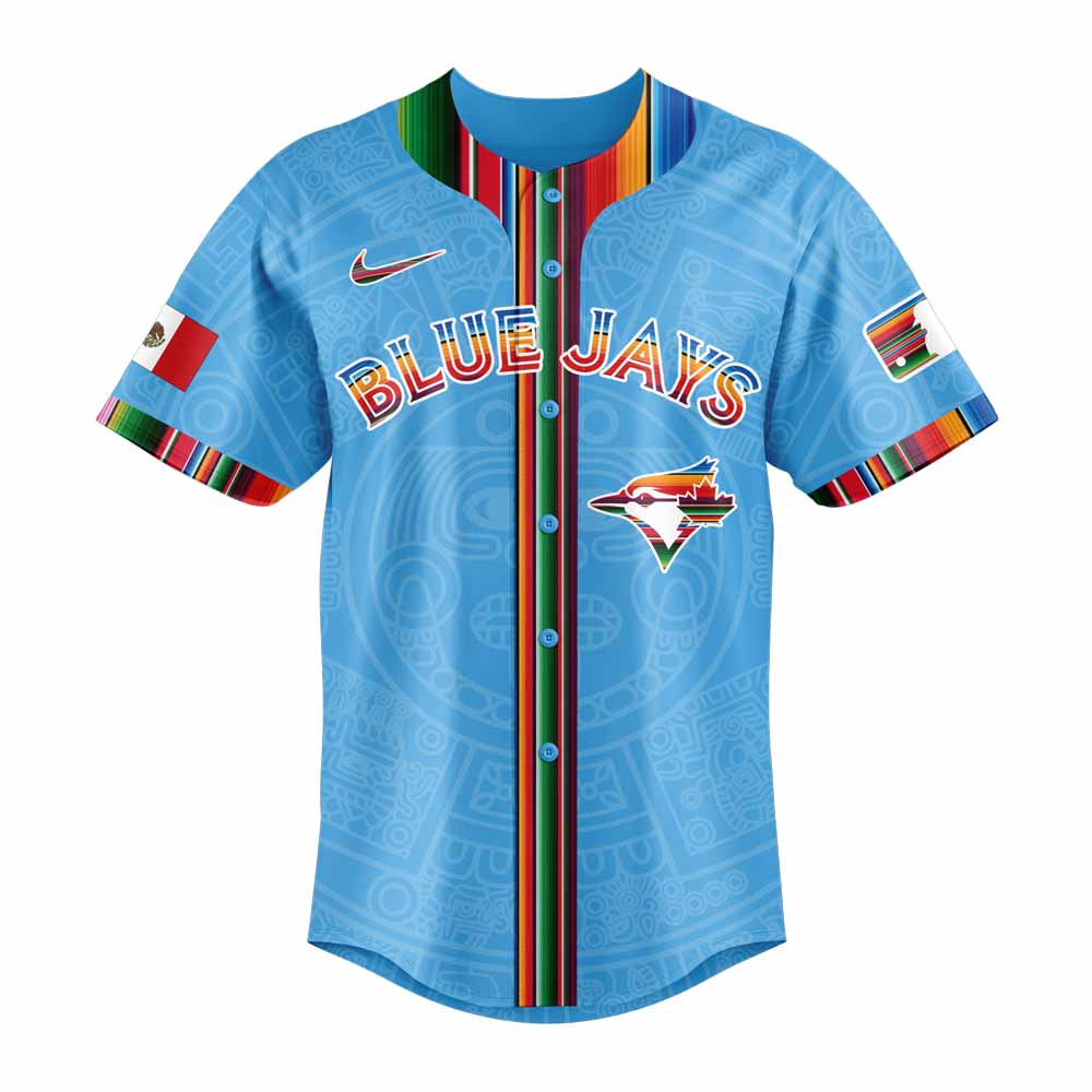 Toronto Blue Jays Mexican Heritage Night 2025 For Fans Jersey Toronto Blue Jays Mexican Heritage Night 2025 For Fans Jersey