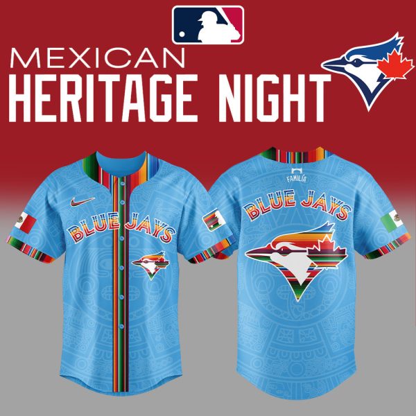 Toronto Blue Jays Mexican Heritage Night 2025 For Fans Jersey