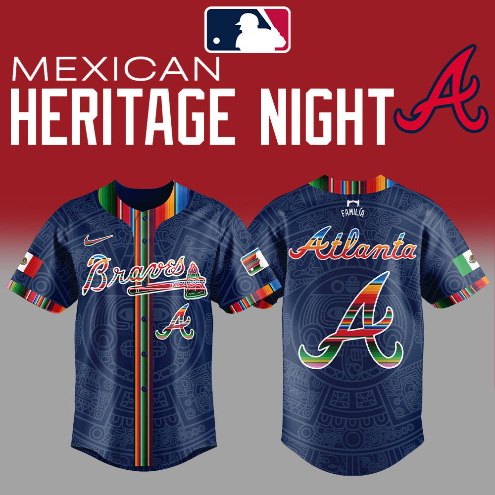 Atlanta Braves Mexican Heritage Night 2025 Limited Edition Jersey Atlanta Braves Mexican Heritage Night 2025 Limited Edition Jersey