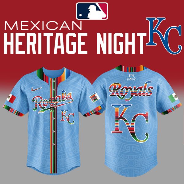 Kansas City Royals Mexican Heritage Night 2025 Special Jersey