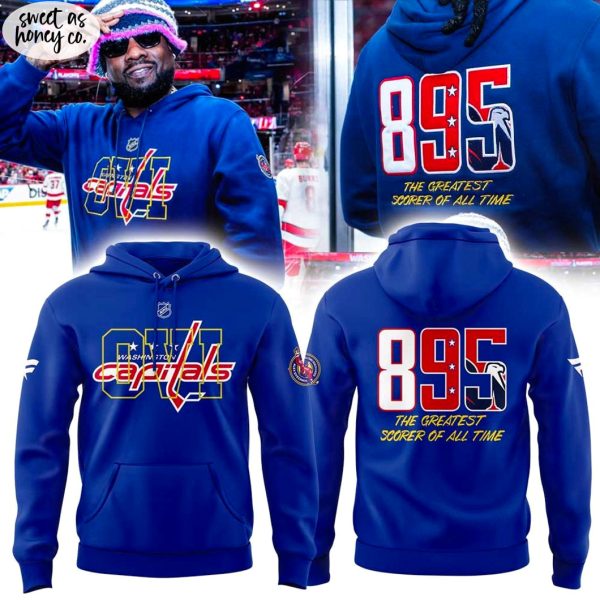 Alex Ovechkin 895 The Greatest Scorer Of All Time New 2025 Hoodie