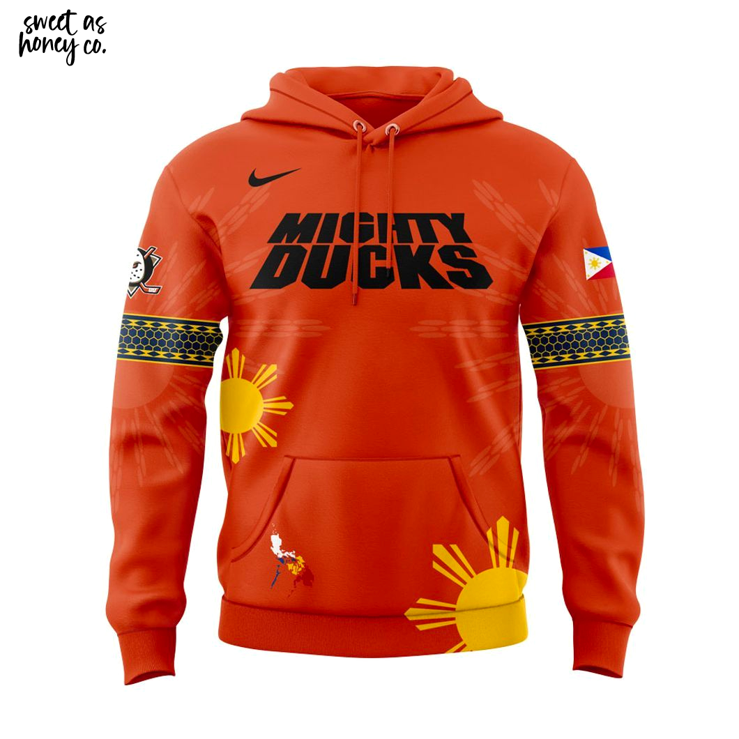 Anaheim Ducks Filipino Heritage Night 2025 Special Hoodie Anaheim Ducks Filipino Heritage Night 2025 Special Hoodie