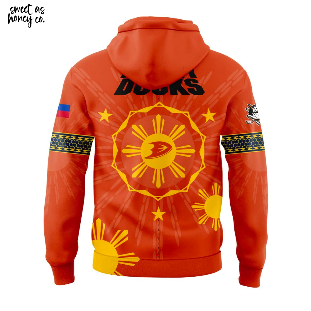 Anaheim Ducks Filipino Heritage Night 2025 Special Hoodie Anaheim Ducks Filipino Heritage Night 2025 Special Hoodie